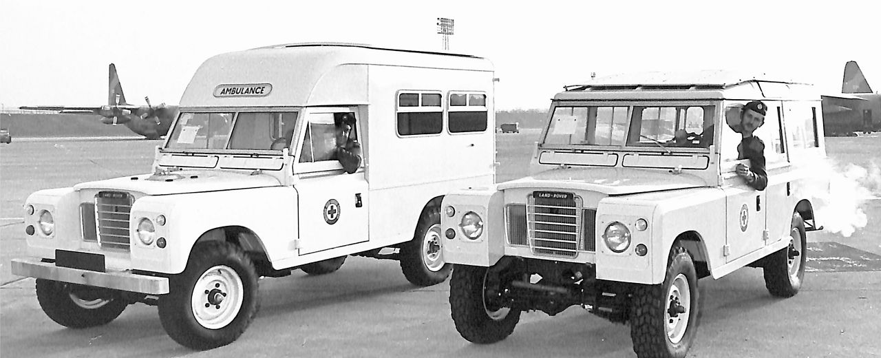 Defender and the British Red Cross recognise 70 years of working in partnership.