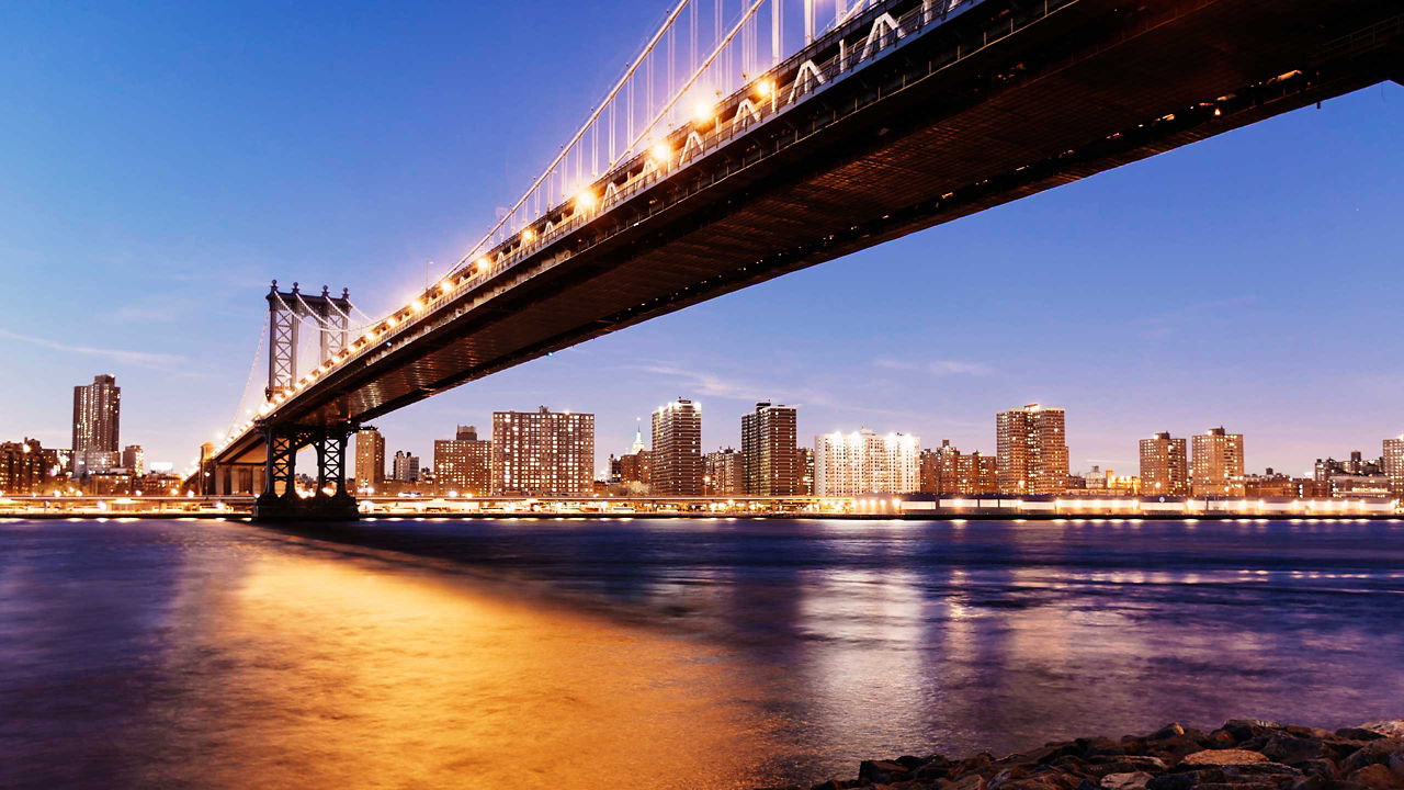 Williamsburg Bridge Night Pictures