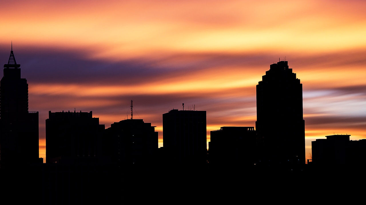 Golden Sunrise at City Center