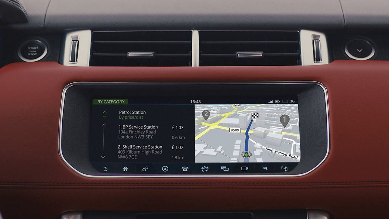 Range Rover Sport Navigation system