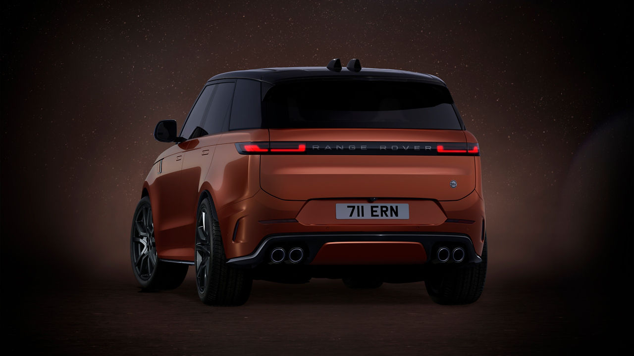 Range Rover back view