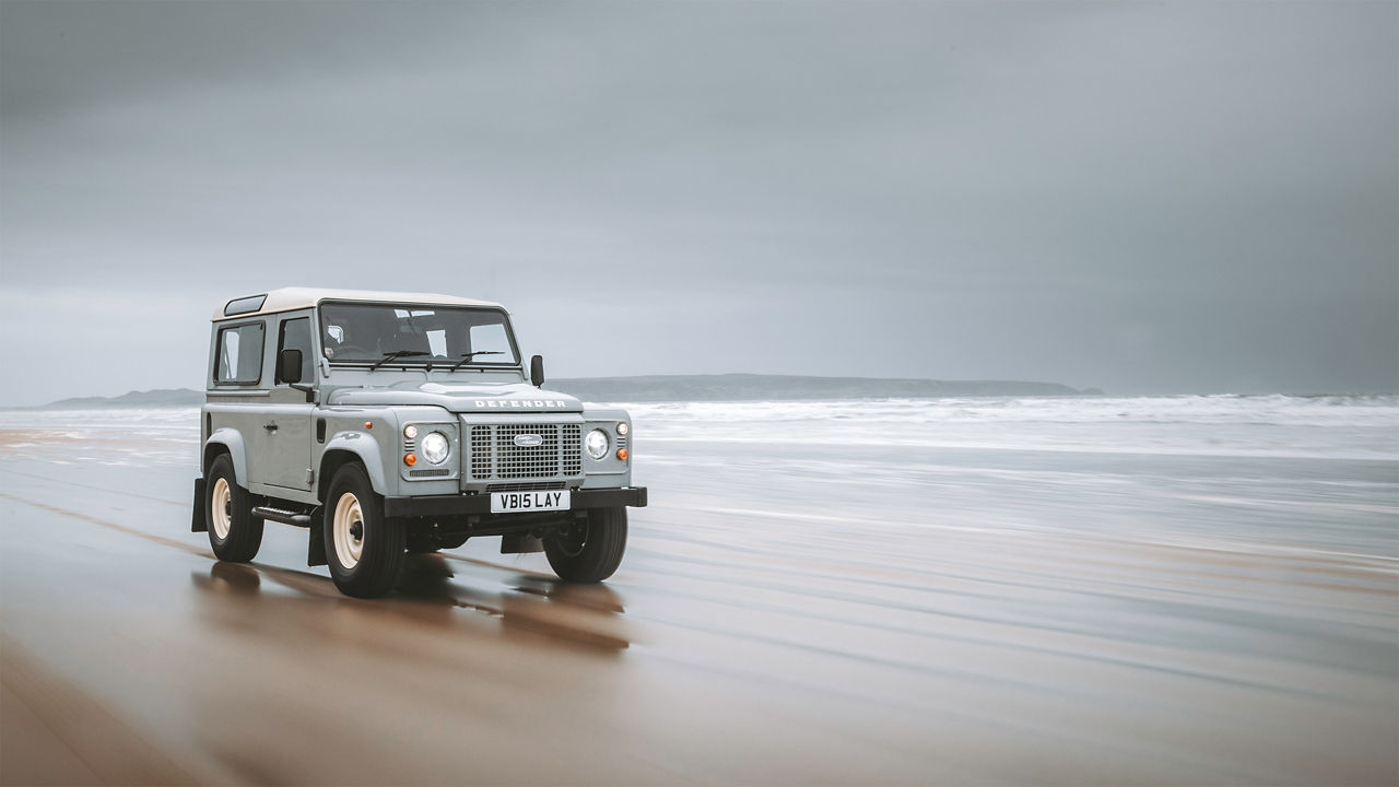 Defender in the beach