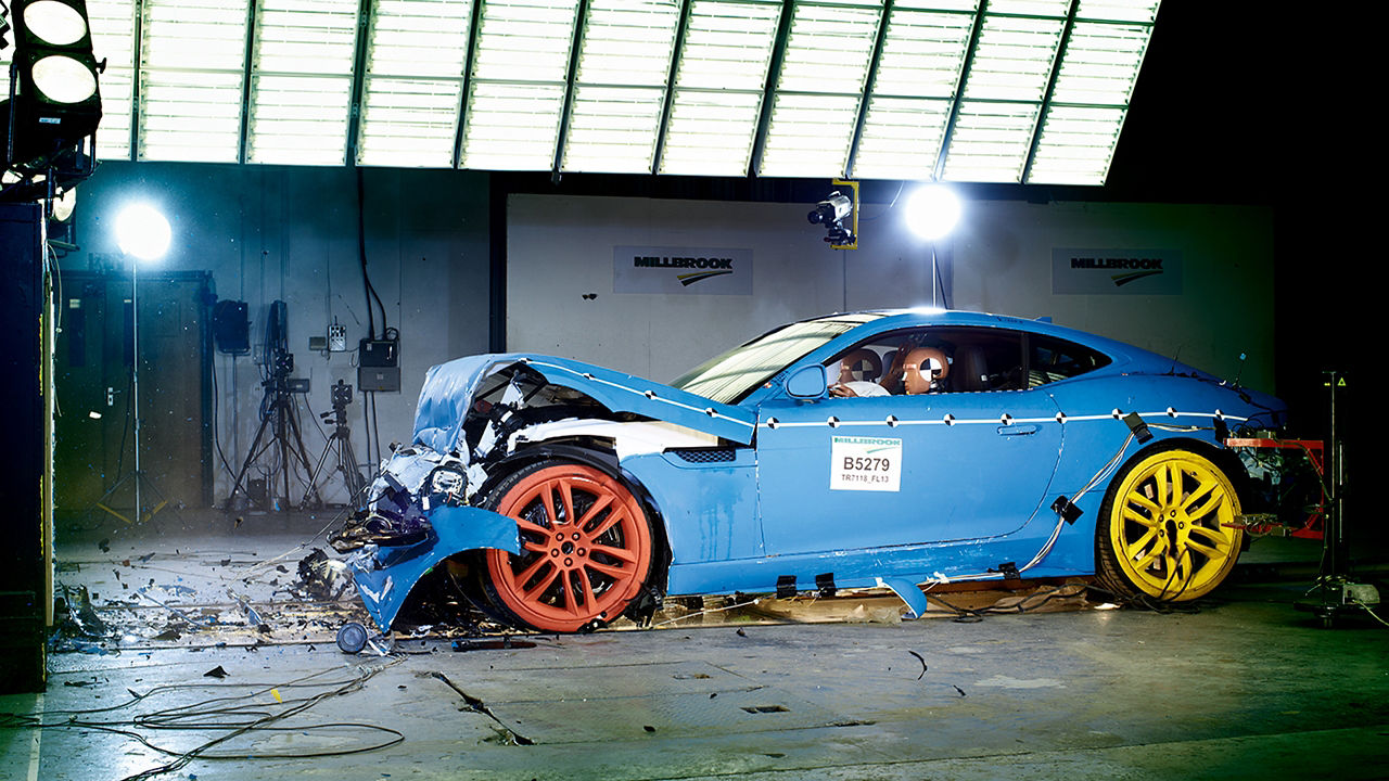Jaguar Car crash test