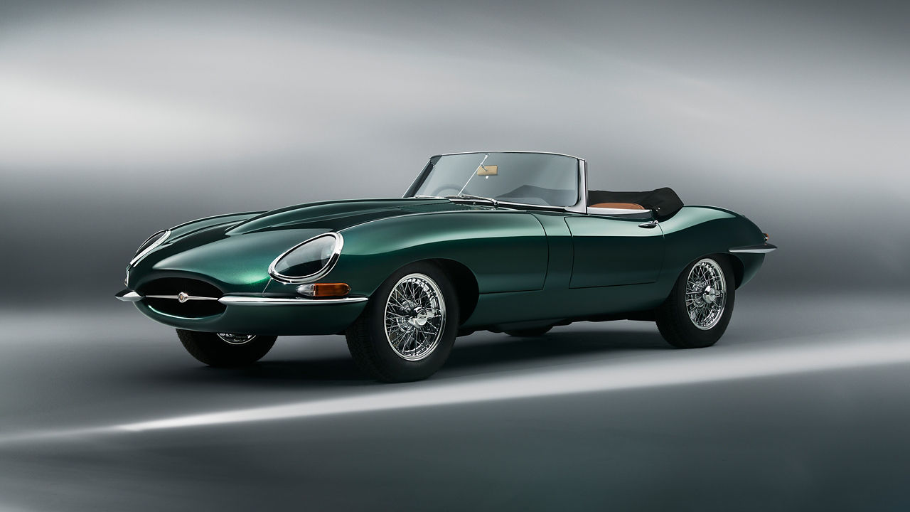 Jaguar Classic E-type Side View