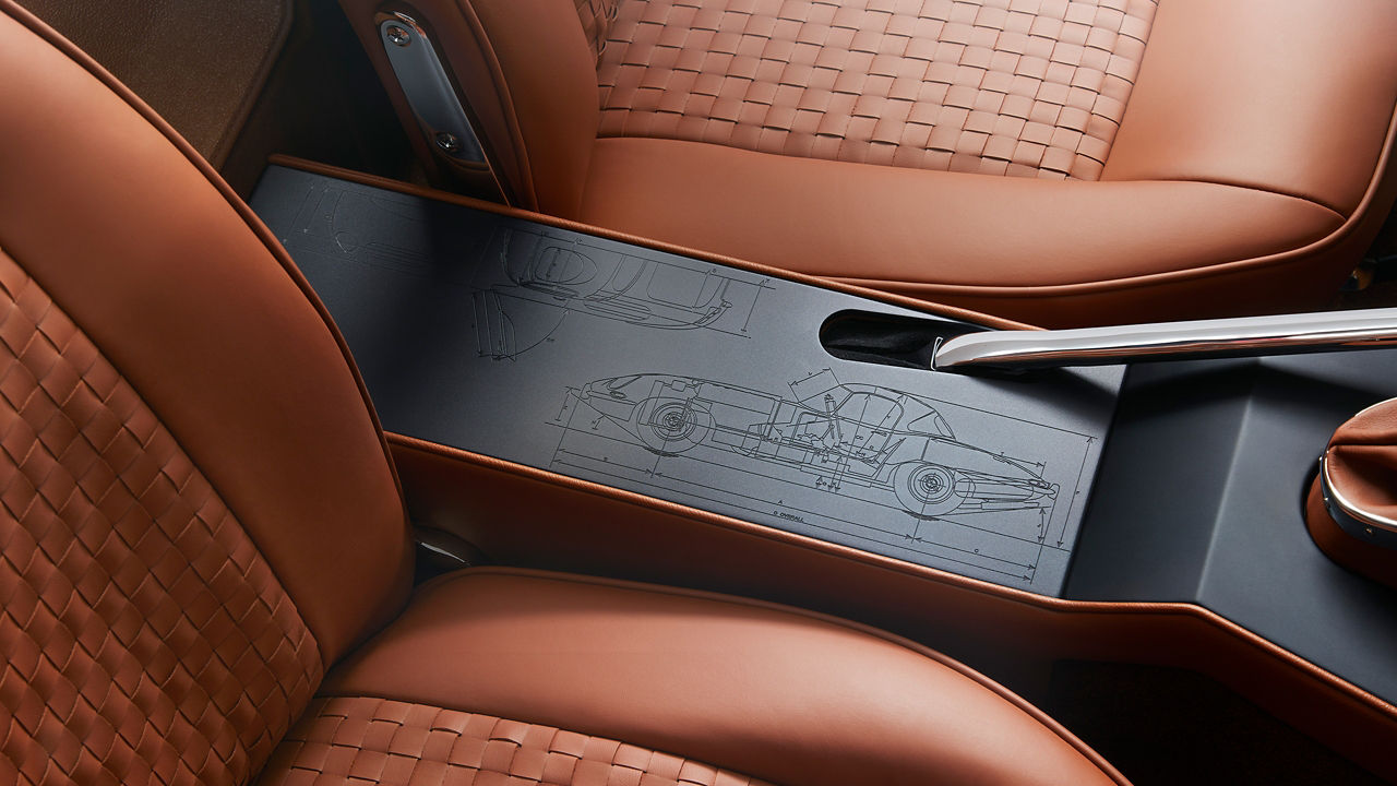 Jaguar Classic E-type Interior design