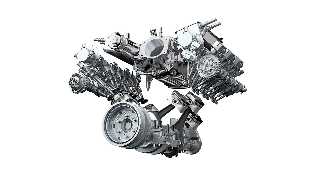 Jaguar V6SC Petrol Engine View