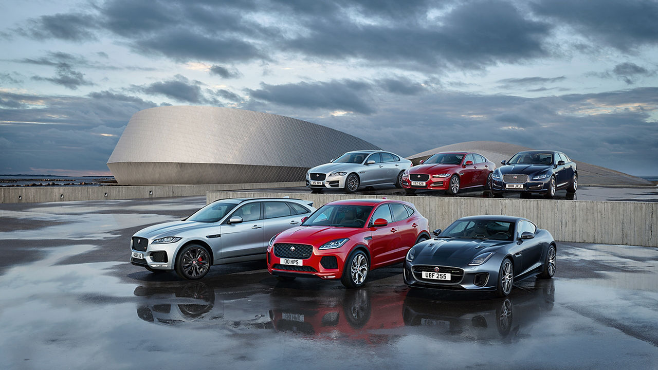 Jaguar Range of 6 cars