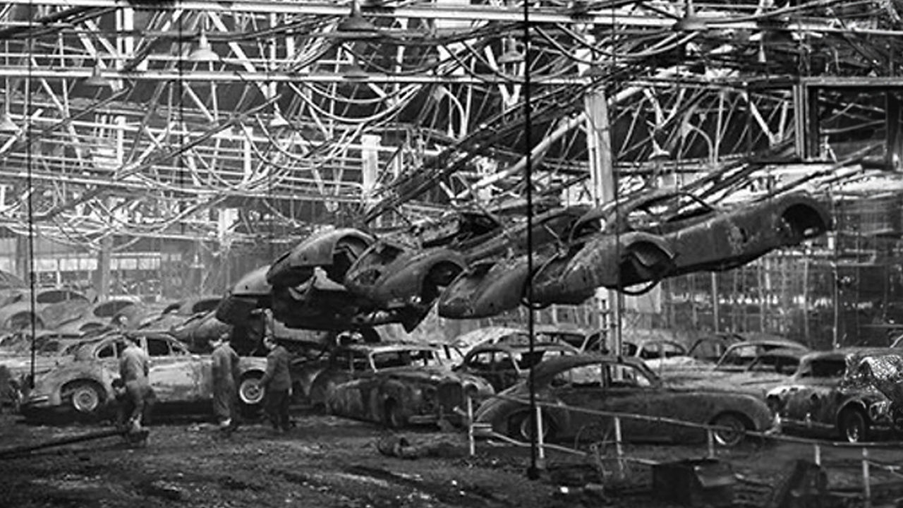 Jaguar engine in the saloon body