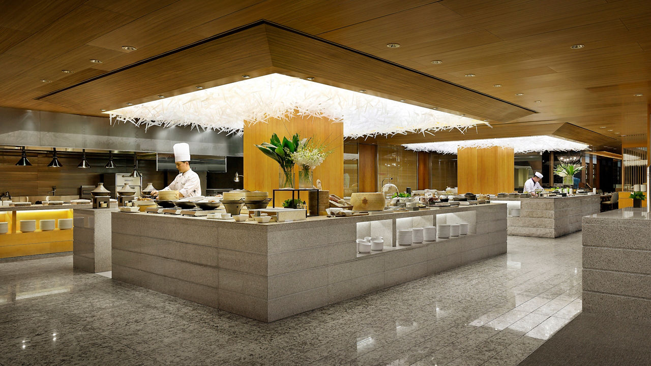 Restaurant Chef preparing Meal