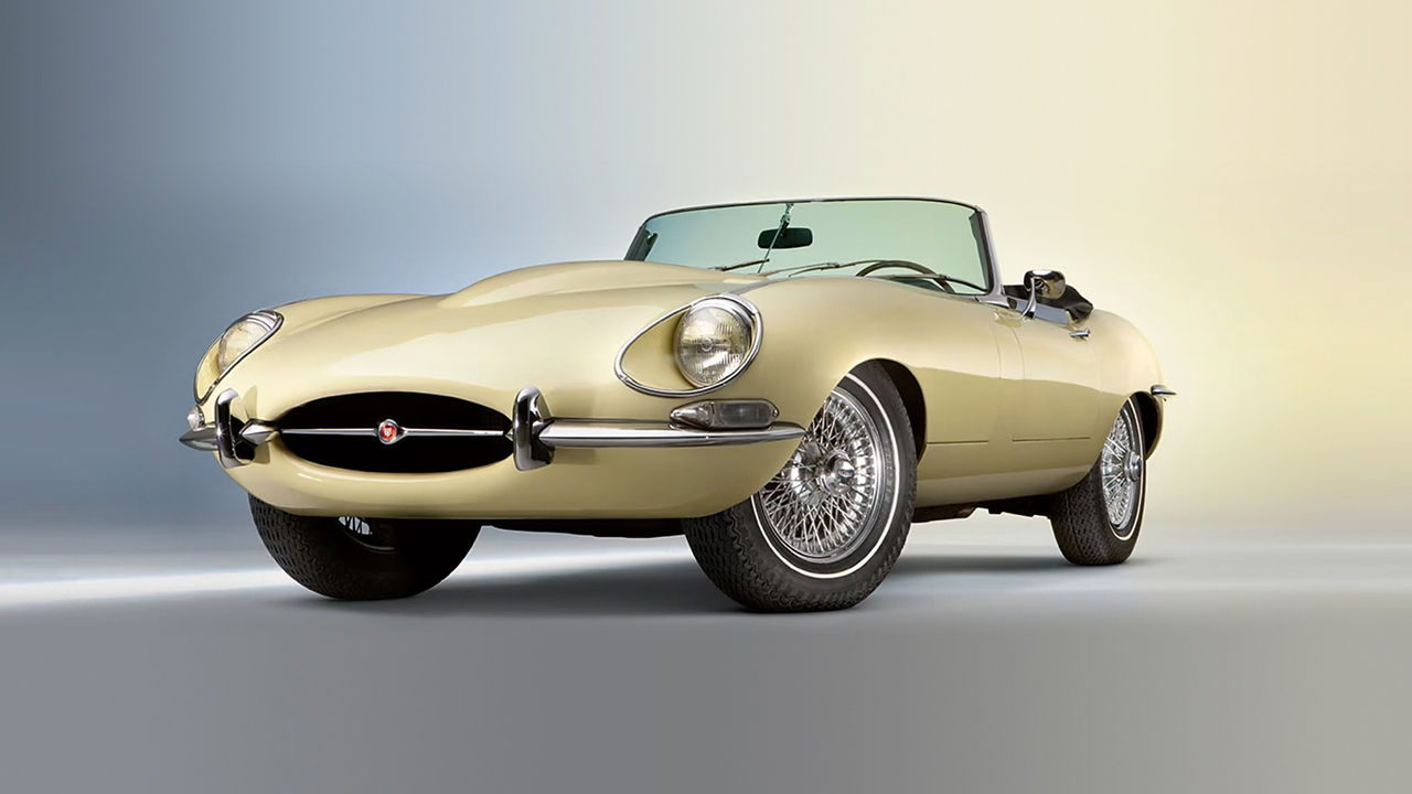 Jaguar Classic E-Type Front side profile