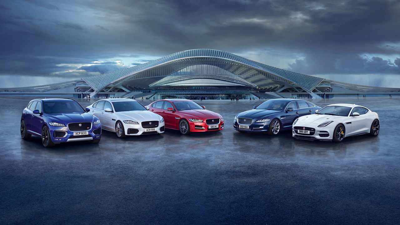 Jaguar Range of 5 cars