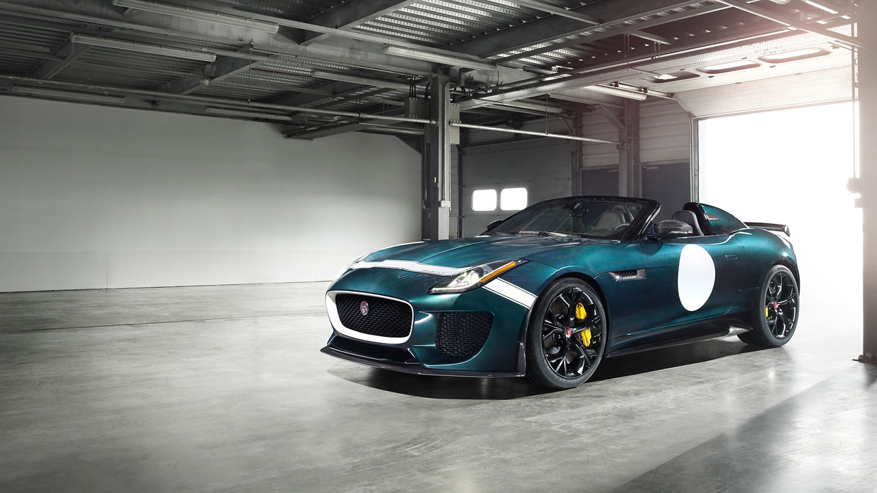 Parked Jaguar  F-TYPE Project 7