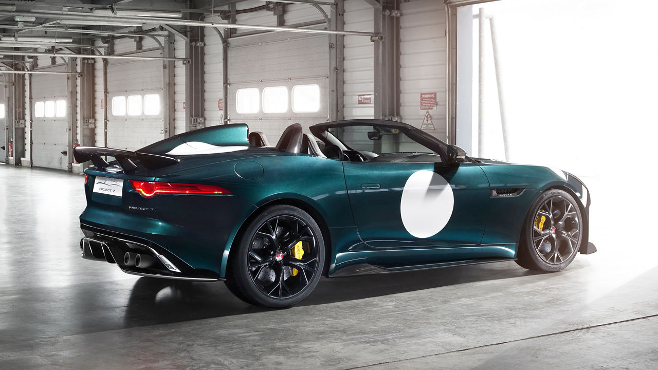 Parked Jaguar F-Type Project 7