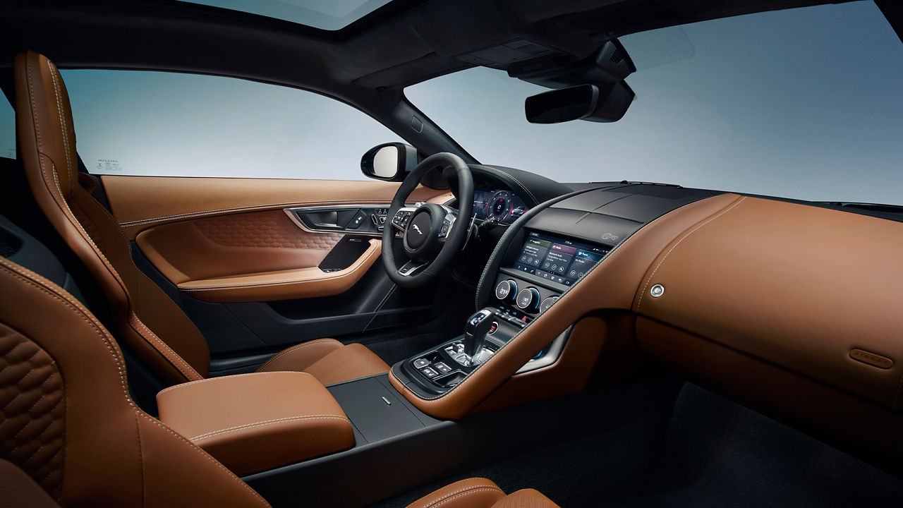 Jaguar F-Pace car  interior details 