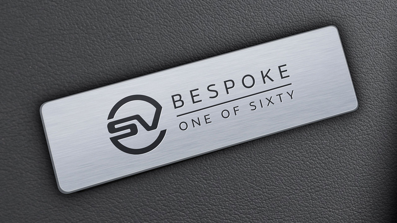 Jaguar F-Type Heritage 60 SV badge