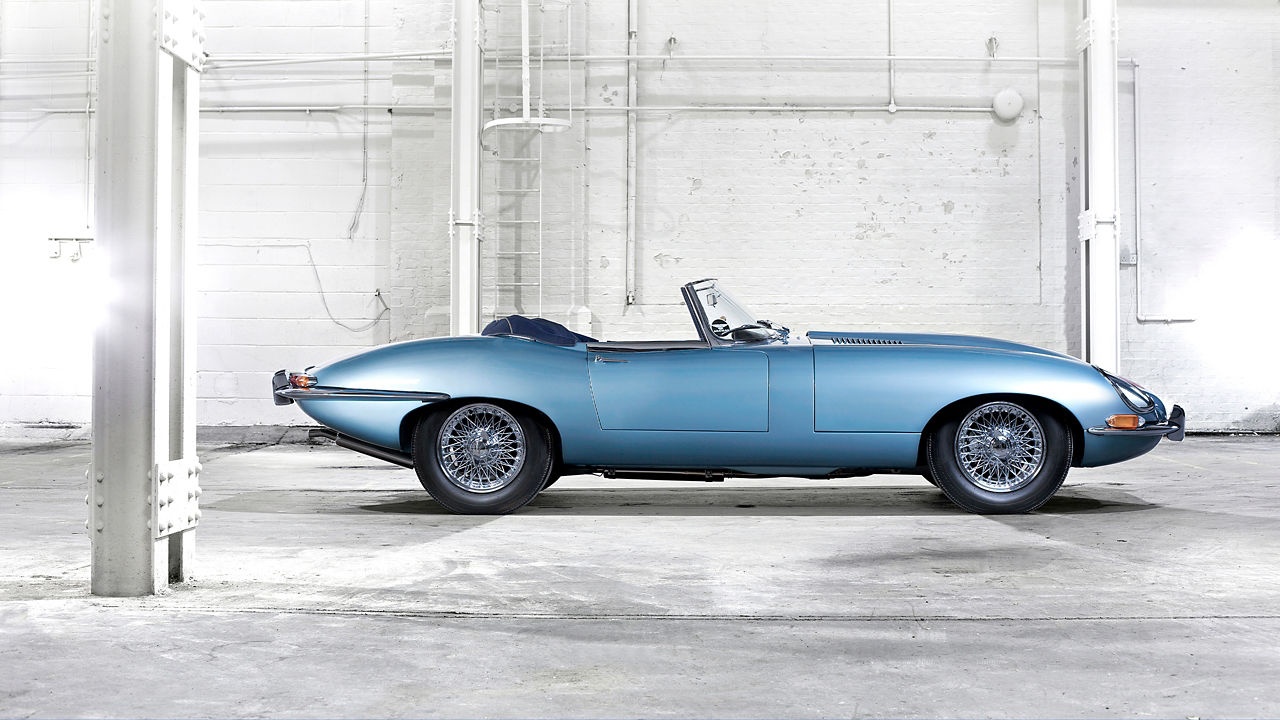 Jaguar design director Ian Callum celebrates the iconic E-Type