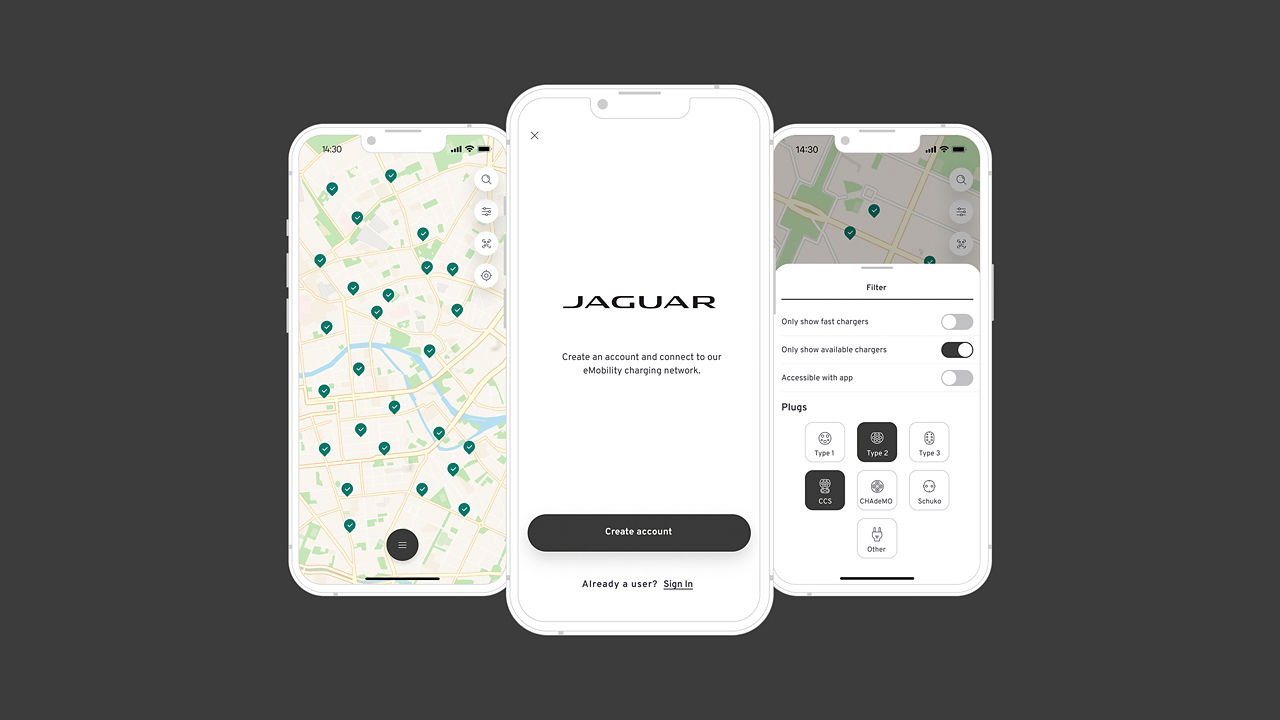 Jaguar aap map info