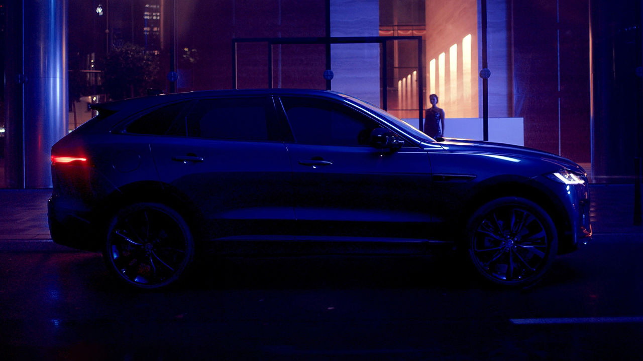F-Pace in low light