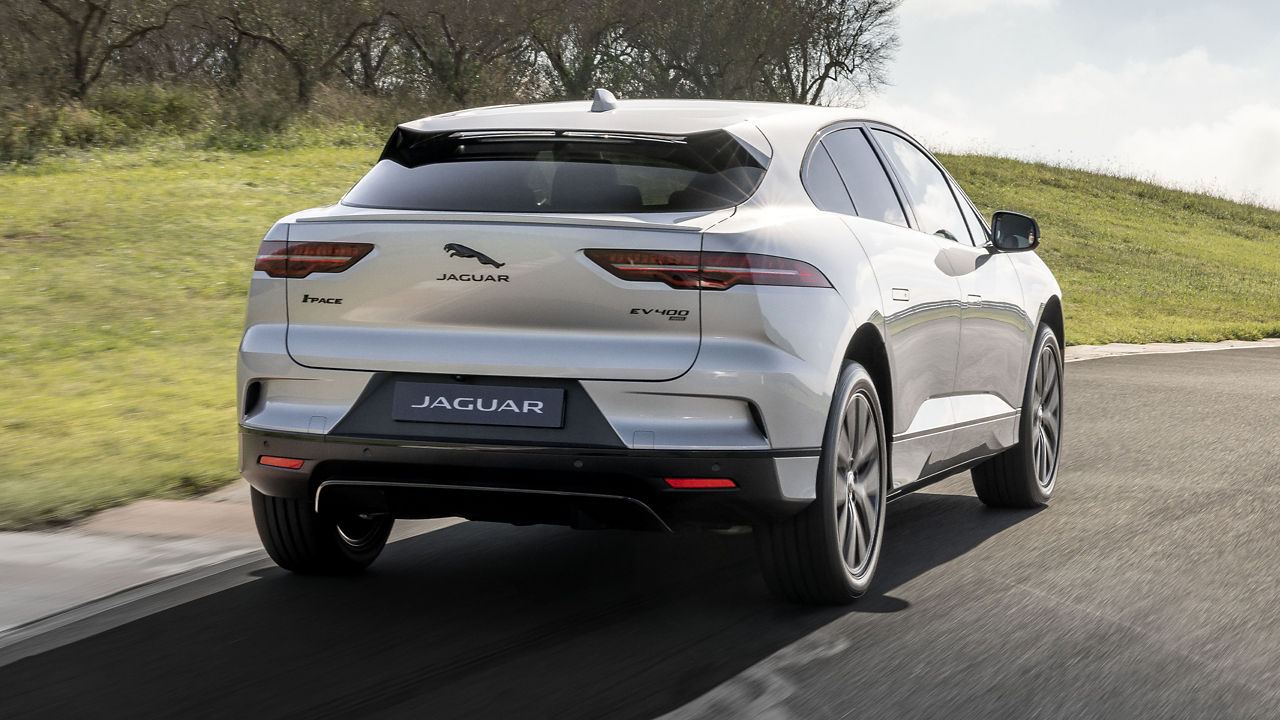 Jaguar I-PACE running on Racing Track