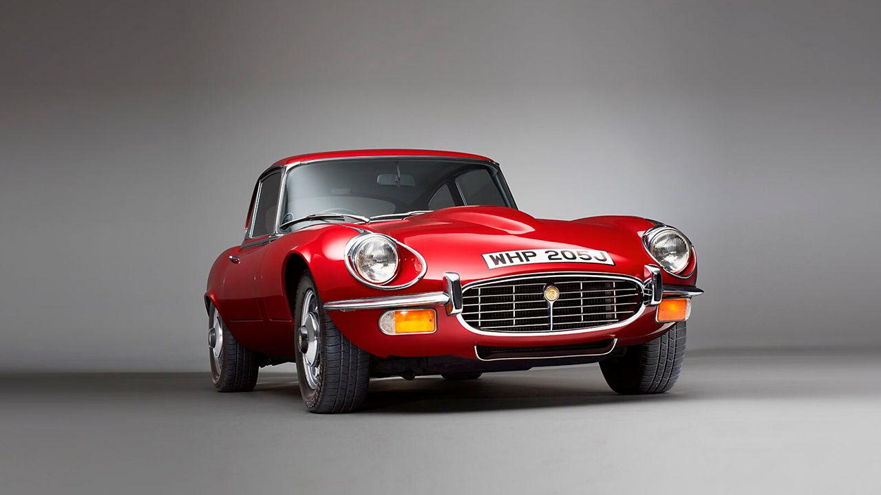 Jaguar E-Type restored classic heritage car
