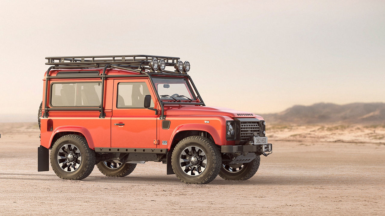 Classic Defender side view