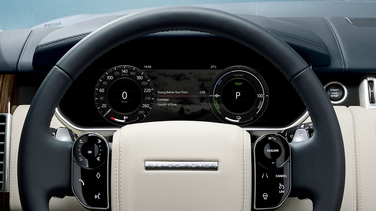 Range Rover steering wheel