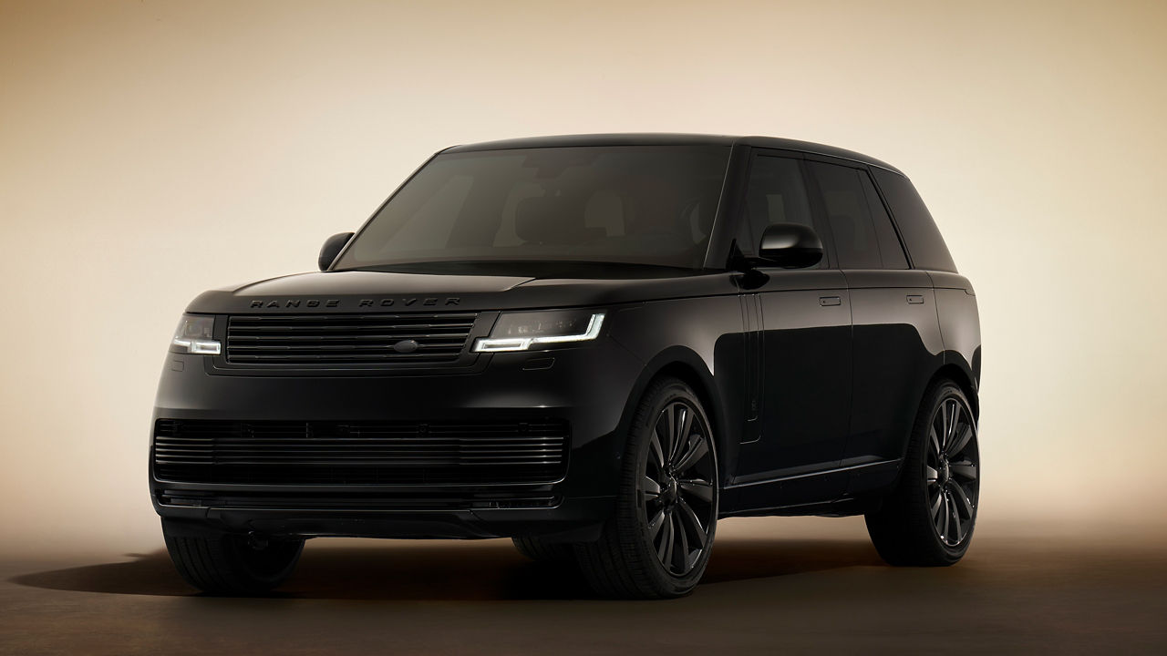 Range Rover SV Black 3/4th view