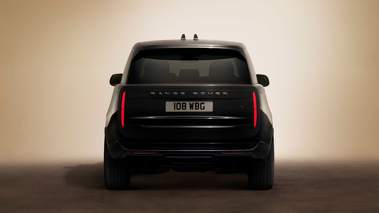 Range Rover SV Black edition back view