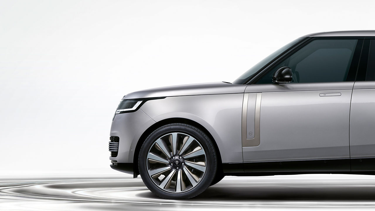 Range Rover SV Ultra parked side view