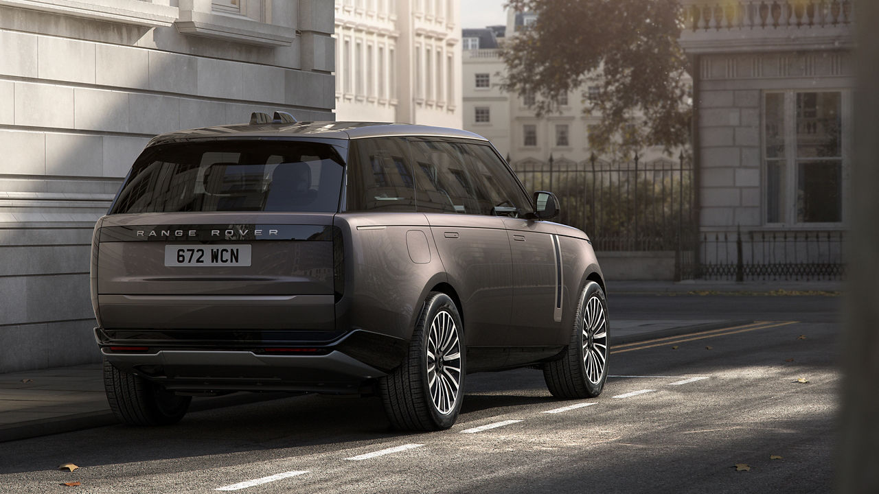 Range Rover Westminster back view studio shot