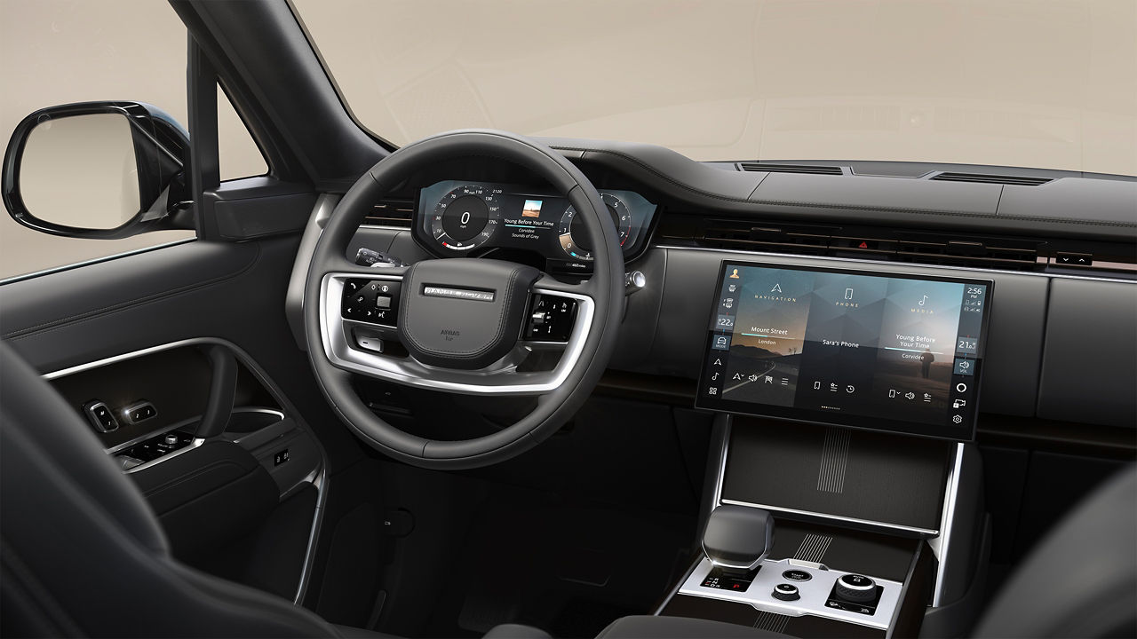Range Rover Westminster infosystem shot
