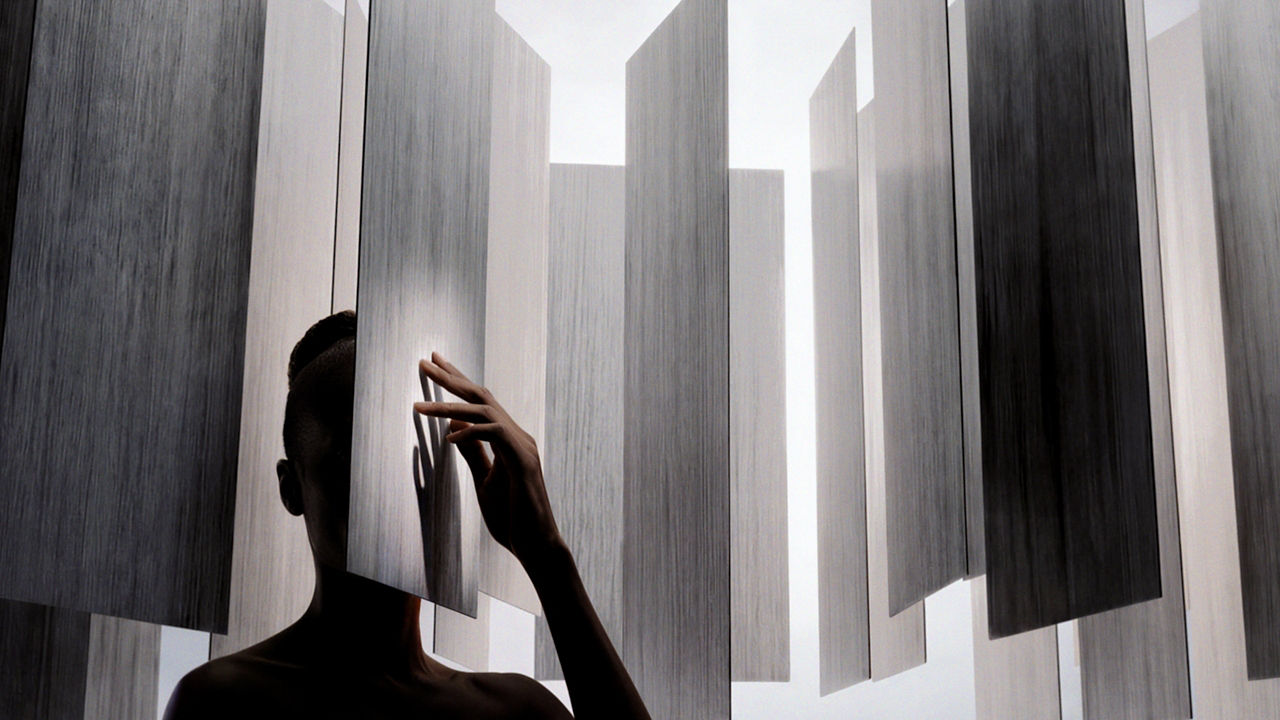 women holding a pannel