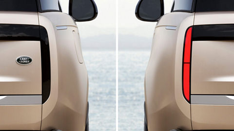 New Range Rover back half view