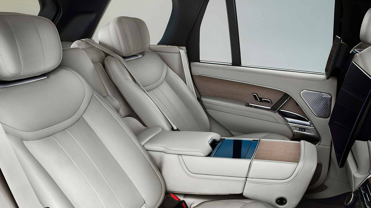 Range Rover white interior