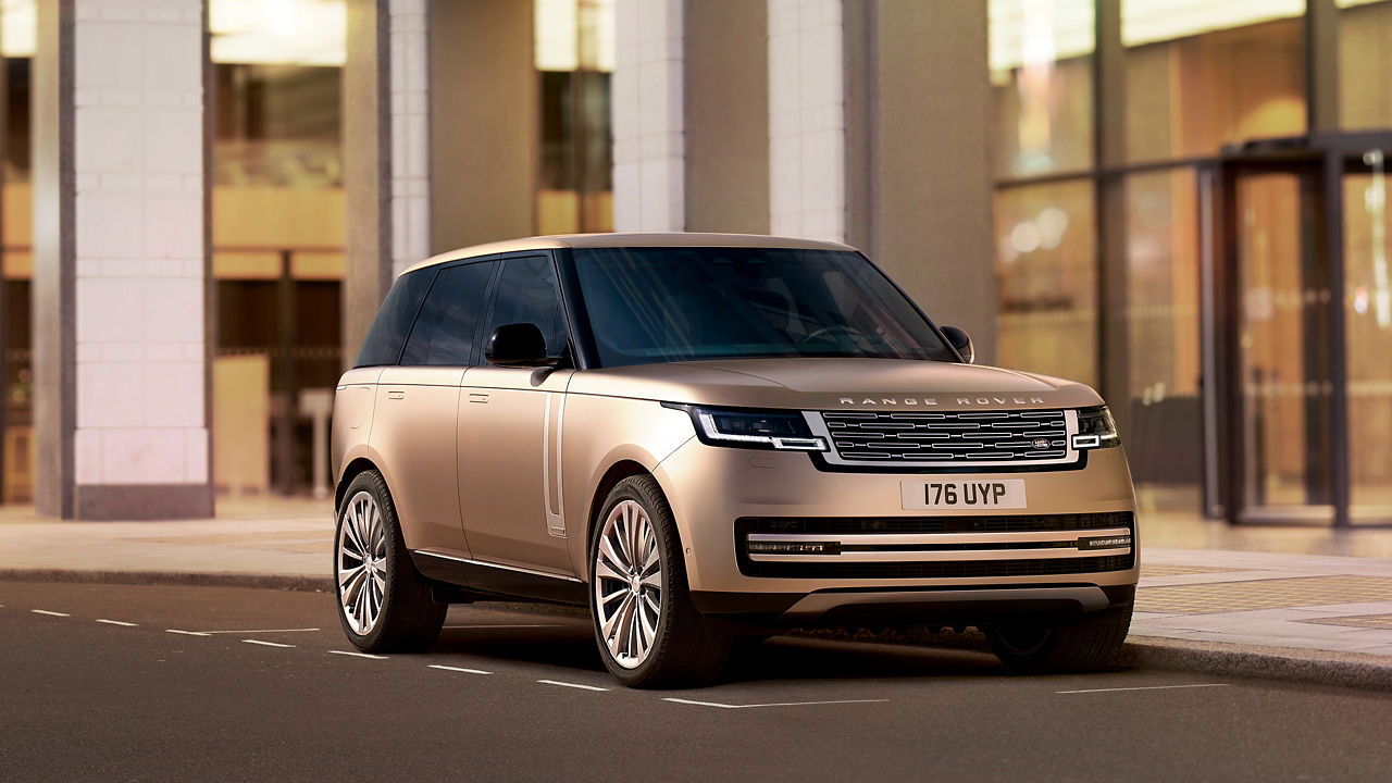 Range Rover parking on road side