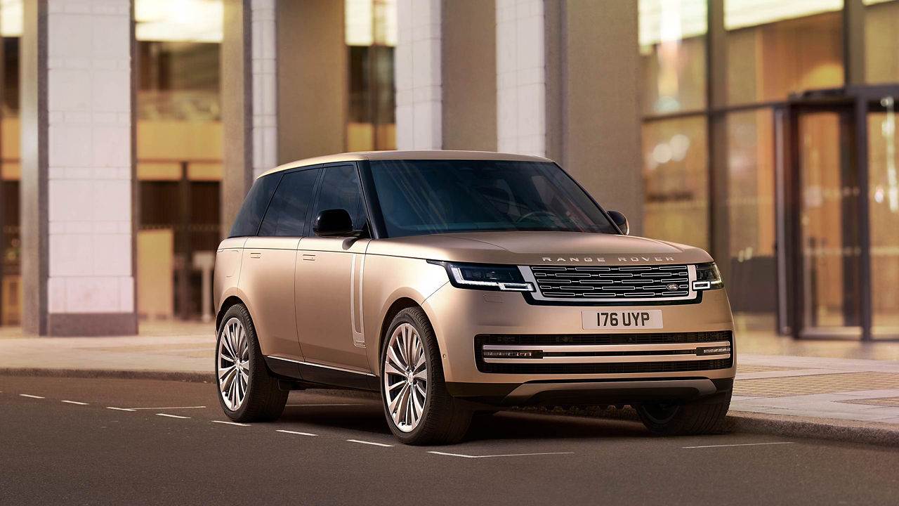 Range Rover parking on road side