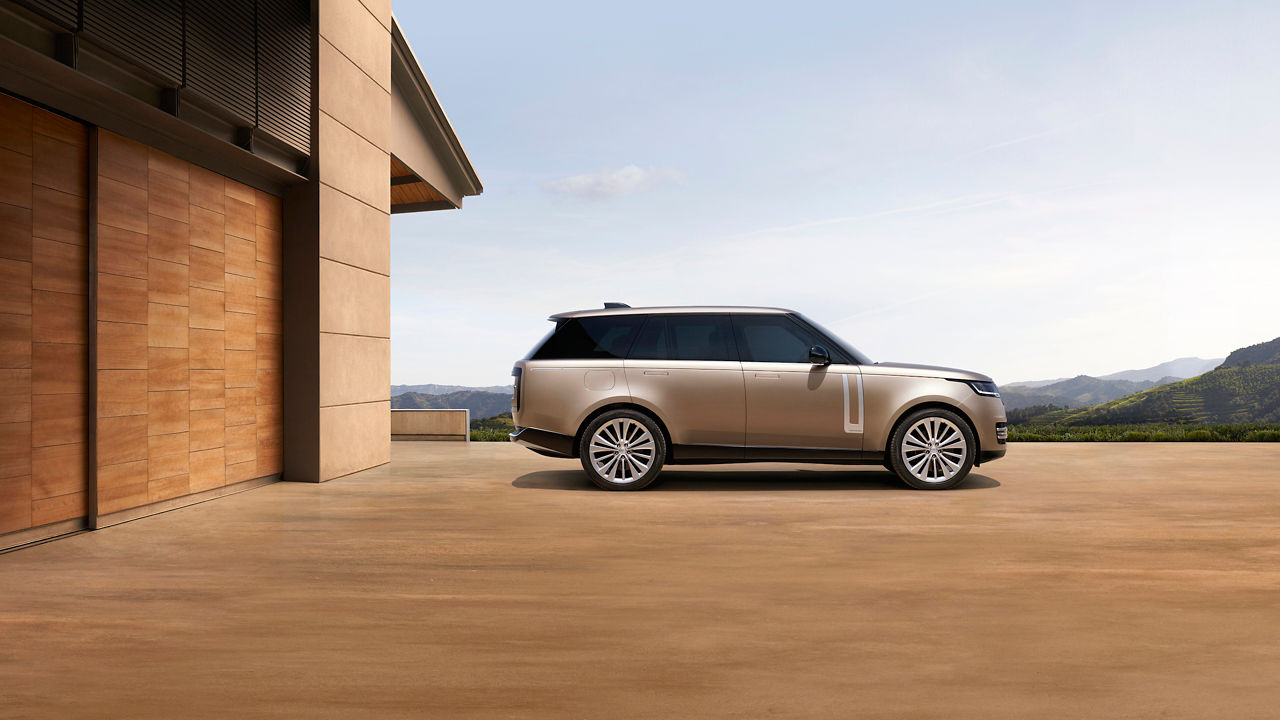 Range Rover Parked side view