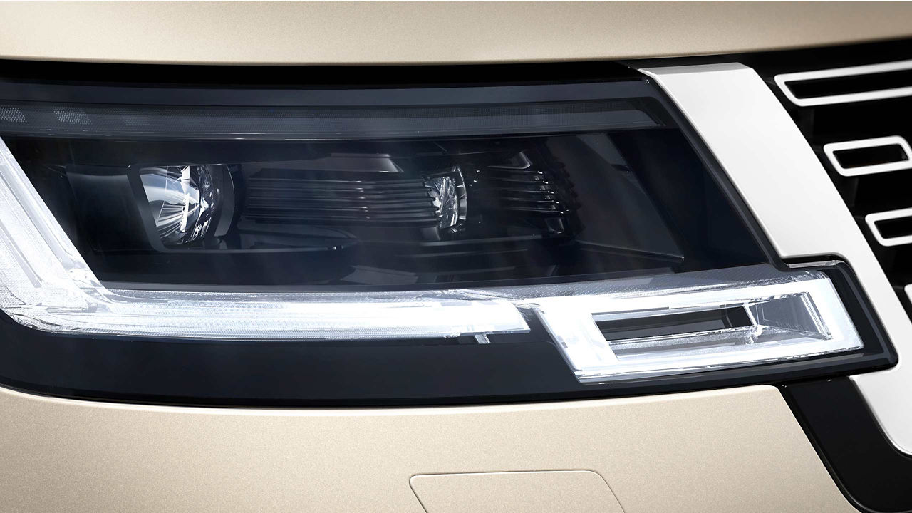 New Range Rover headlights