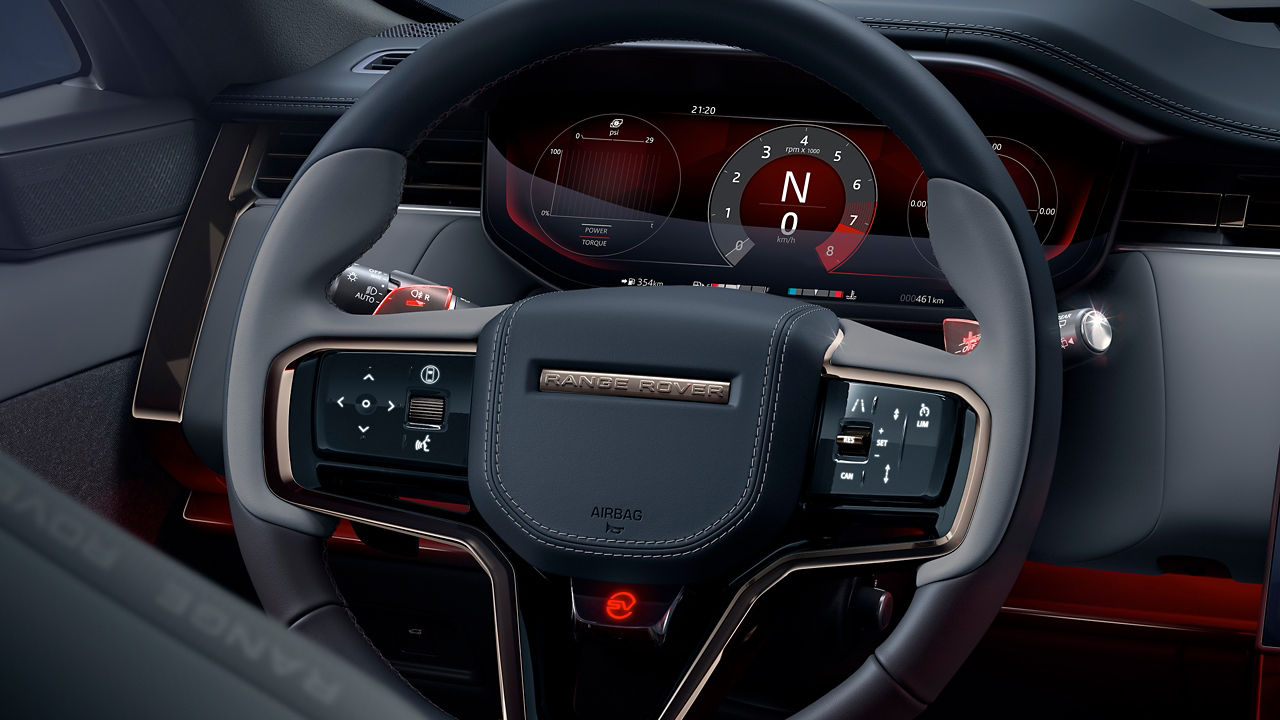 Range Rover Sport steering view