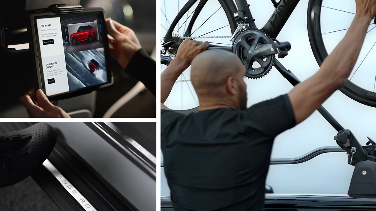 Range Rover Sport’s Deployable Side Steps and Cycle Carrier