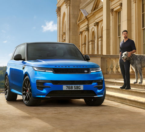 Electric blue range rover sport discount