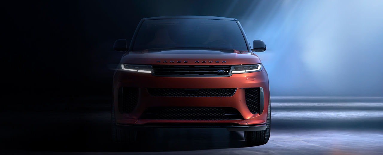 Front view of Range Rover Sport