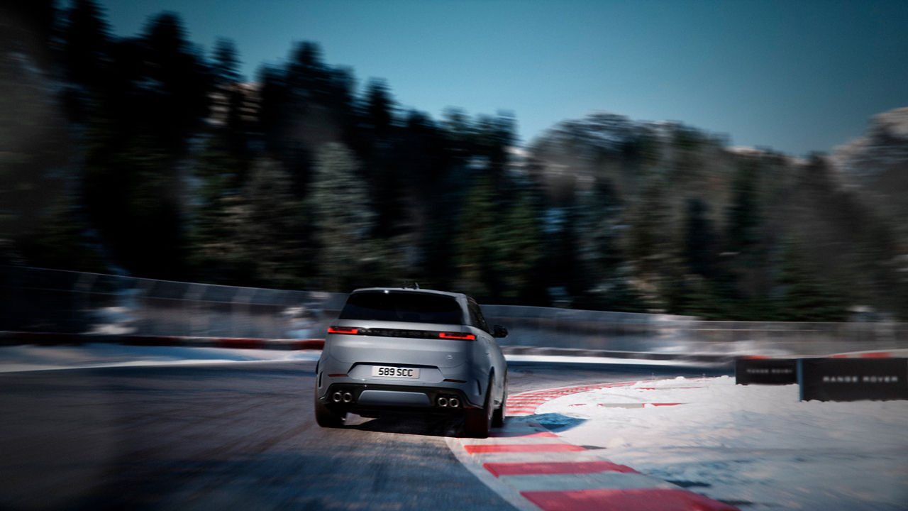 Range Rover Back View