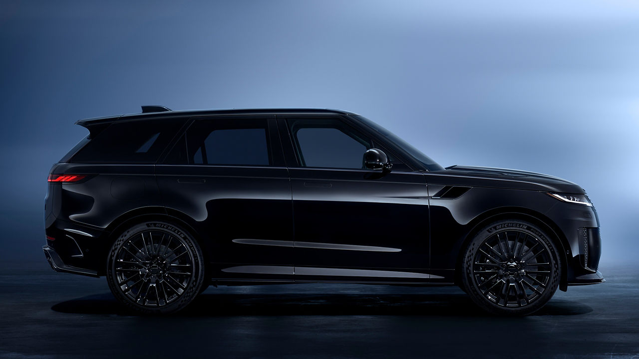 Range Rover Sports Black Parked On Surface