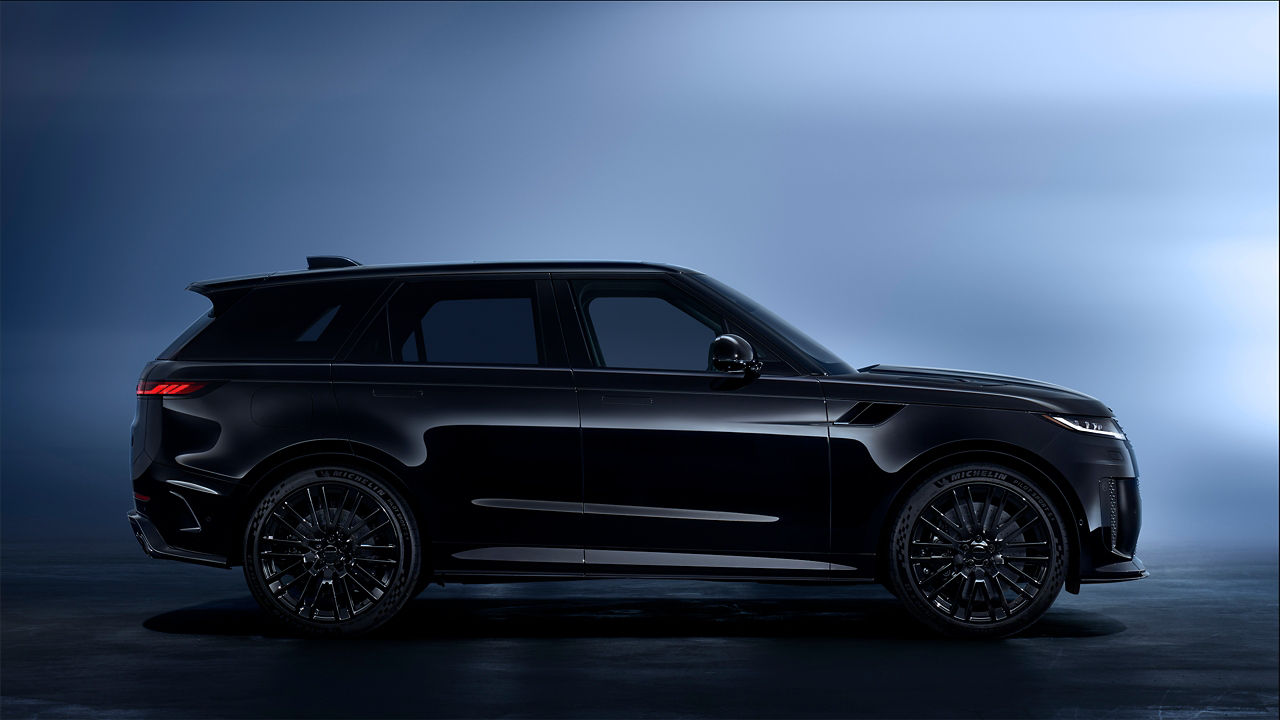 Range Rover Sports Black Parked On Surface