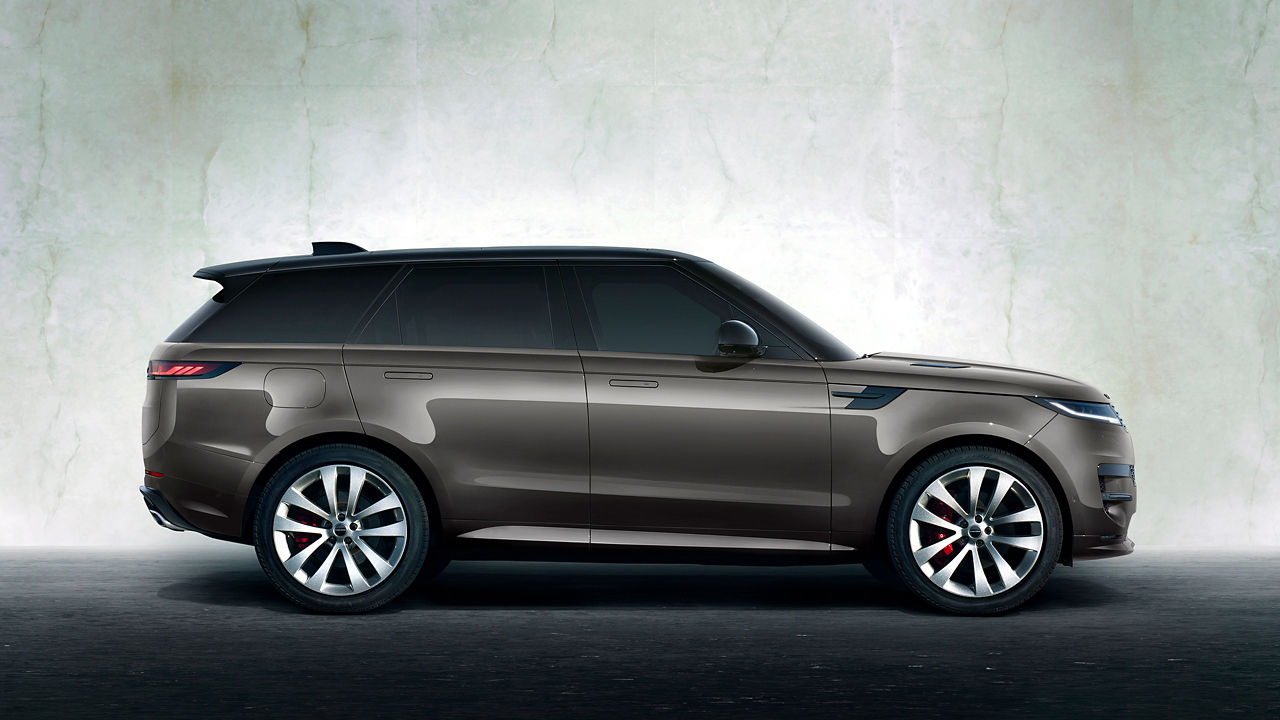 Range Rover Sports Charente Grey studio shot side view