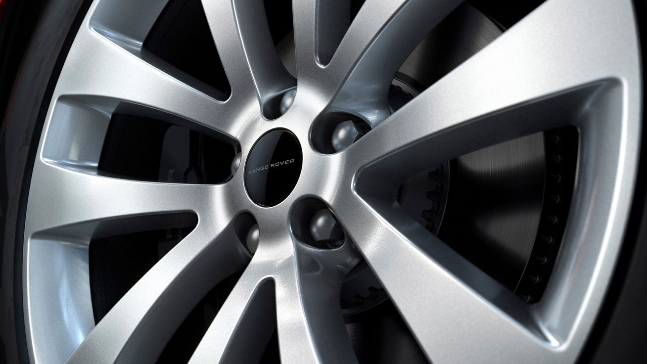 Range Rover Sports wheel closeup