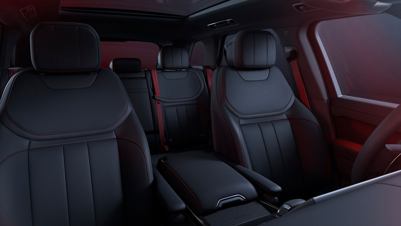 Range Rover Sports front seat view