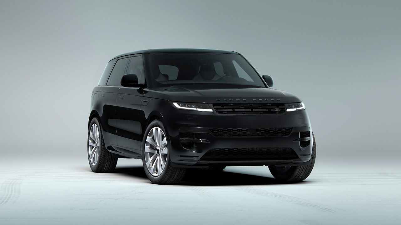Range Rover Sports 3/4th view studio shot