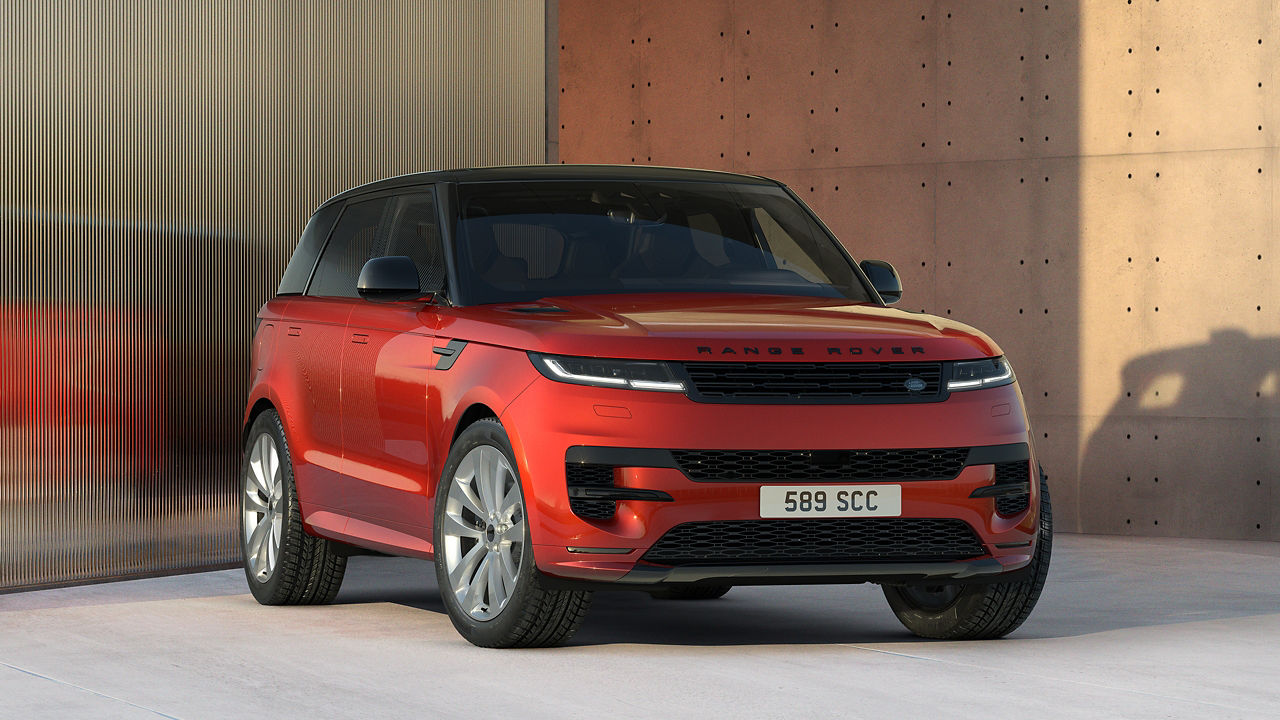 Range Rover Sports parked outside studio